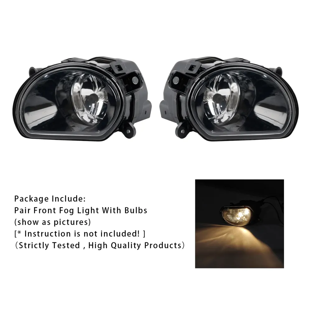 2004-2007 Audi A8 D3 Pair Side Front Bumper Fog Light 4E0941700A
