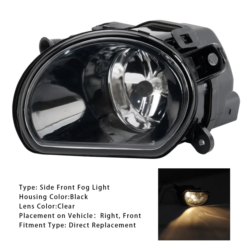 2004-2007 Audi A8 D3 1 PC-er høyre fører side foran støtfanger tåkelys