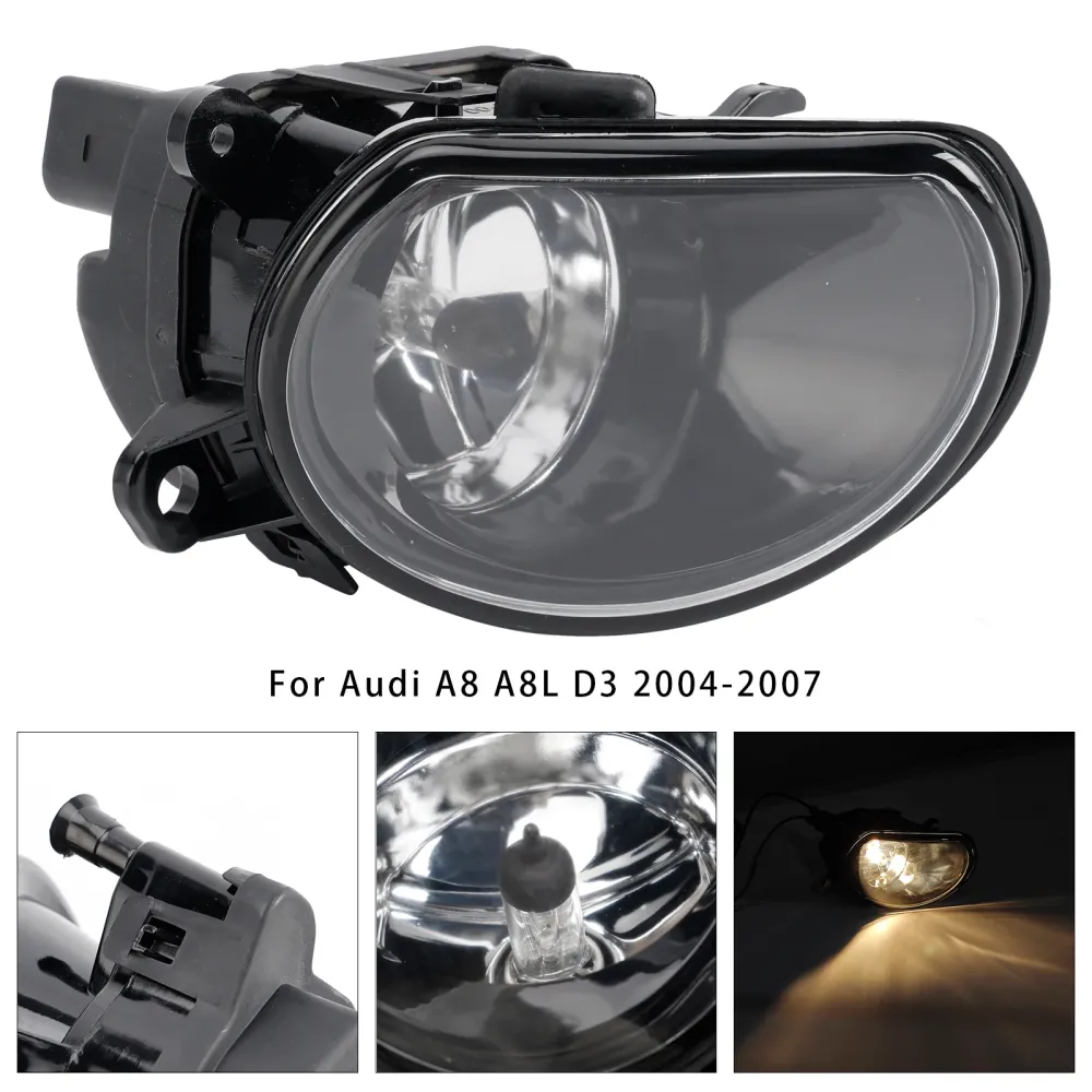 2004-2007 Audi A8 D3 1 PC-er høyre fører side foran støtfanger tåkelys