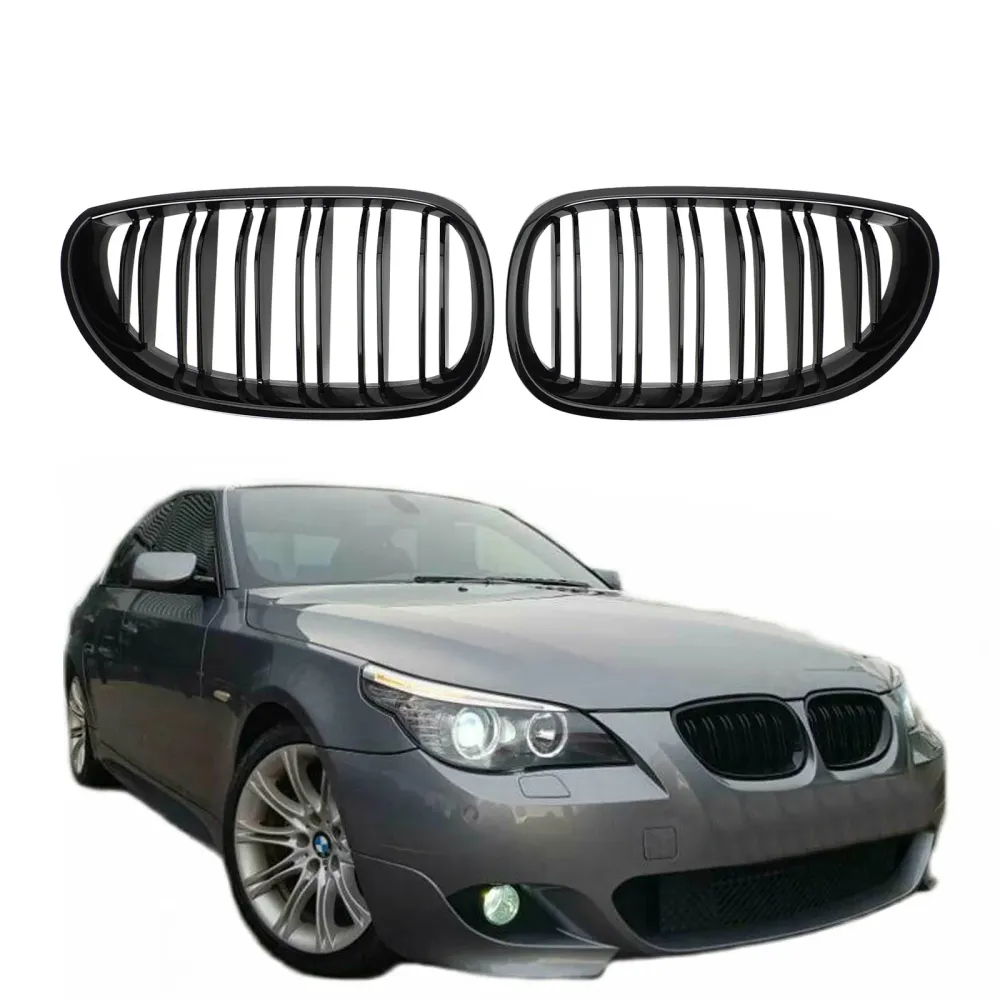 2004-2009 BMW E60 E61 M5 520I 530I GLILSY SVART FRONT SPORT NYRET GRIRLE ABS GENERIC