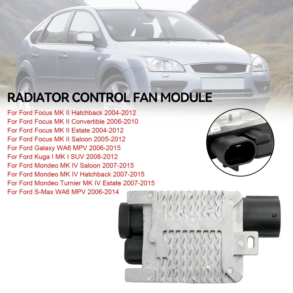 2004-2012 Ford Focus MK II Hatchback Radiatorkontrollviftemodul 1477218 6W1Z8B658AC
