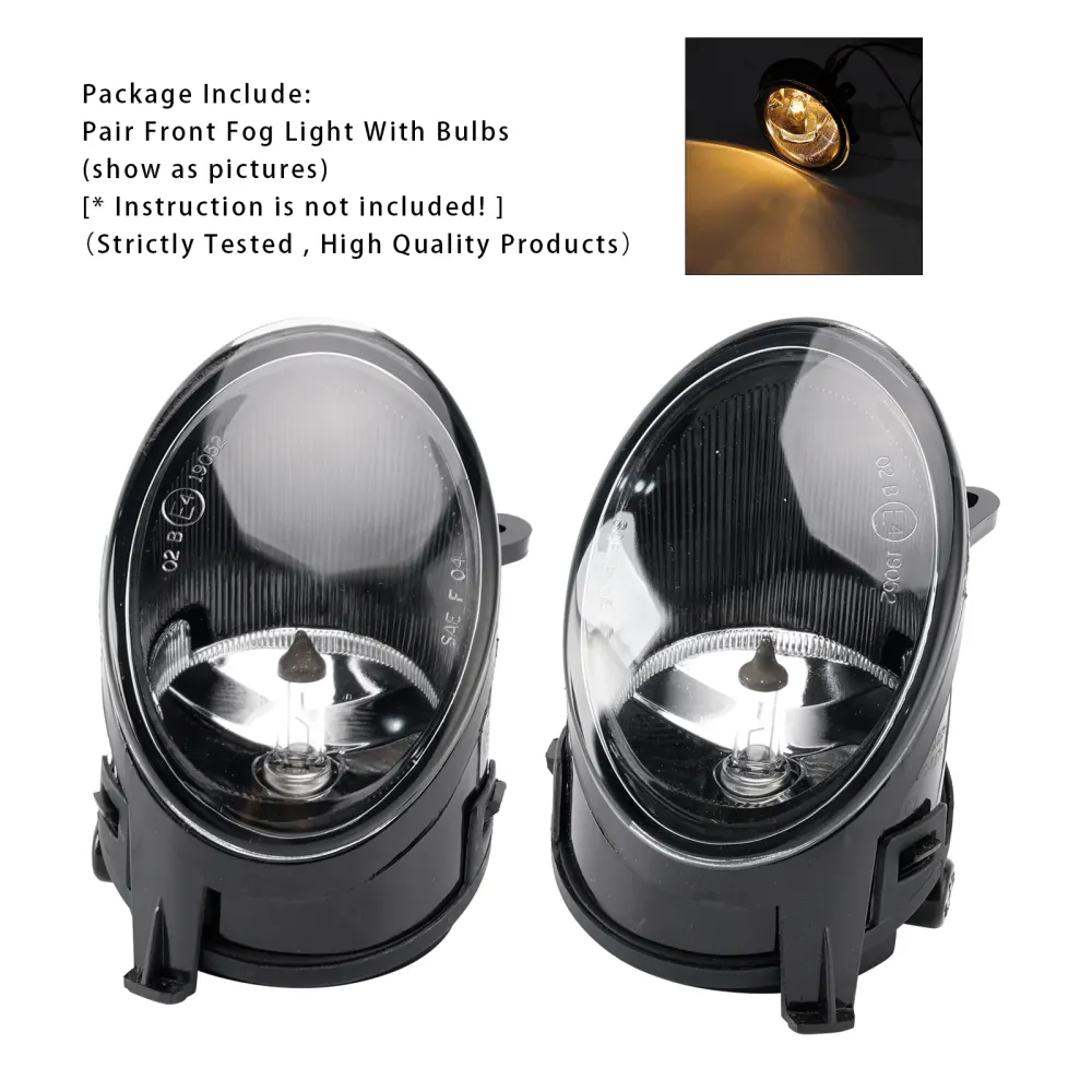 2005 2006 2007 2008 Audi A6 C6 Pair Front Støtfanger Driving Tog Light