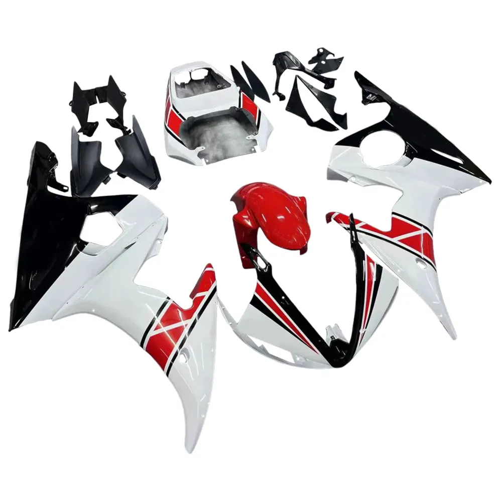 2005 Yamaha YZF 600 R6 Injection Fairing Kit Bodywork Plastic ABS #104