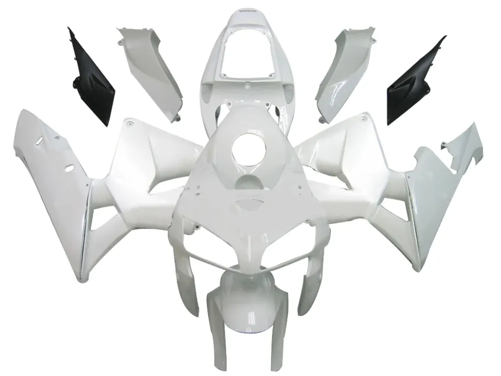 2005-2006 Honda CBR 600 RR Metallic White Honda Racing Fairings Generic
