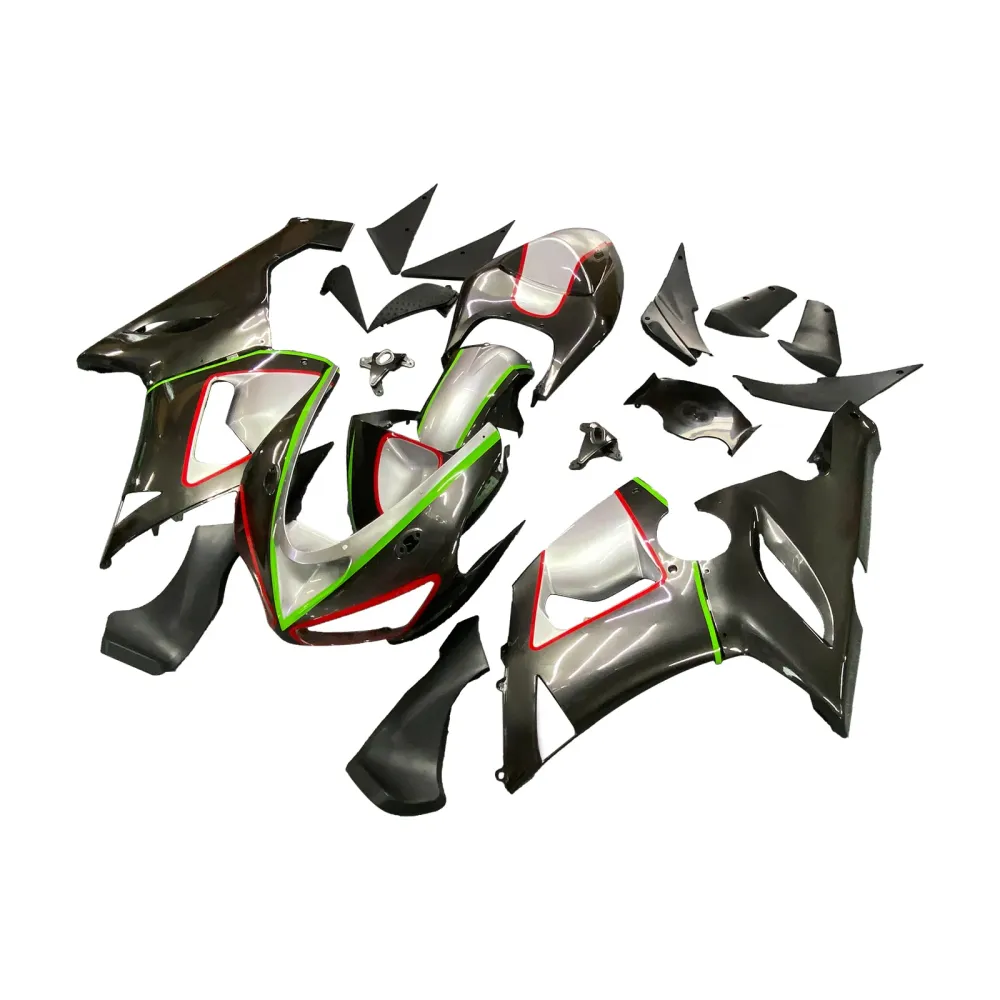 2005-2006 Kawasaki ZX6R 636 Amotopart Injection Fairing Kit Bodywork Plastic ABS #103