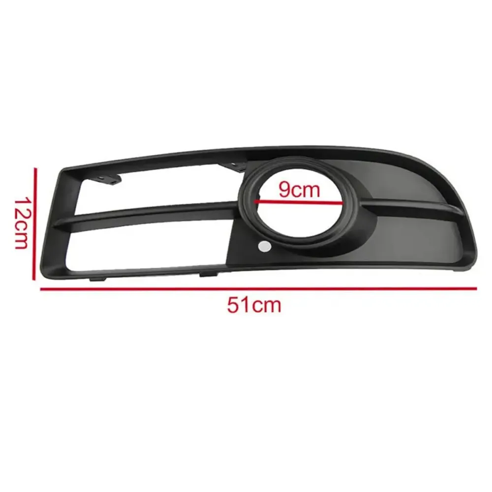 2005-2008 Audi A4 B7 S-Line S4 1 Pair Front Bumper Fog Light Grill Cover Bezel 8E0807681F