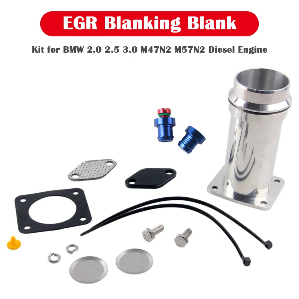 2005-2008 BMW 7 Series E66 730LD EGR Blanking Blank Kit M47N2 M57N2 Dieselmotor