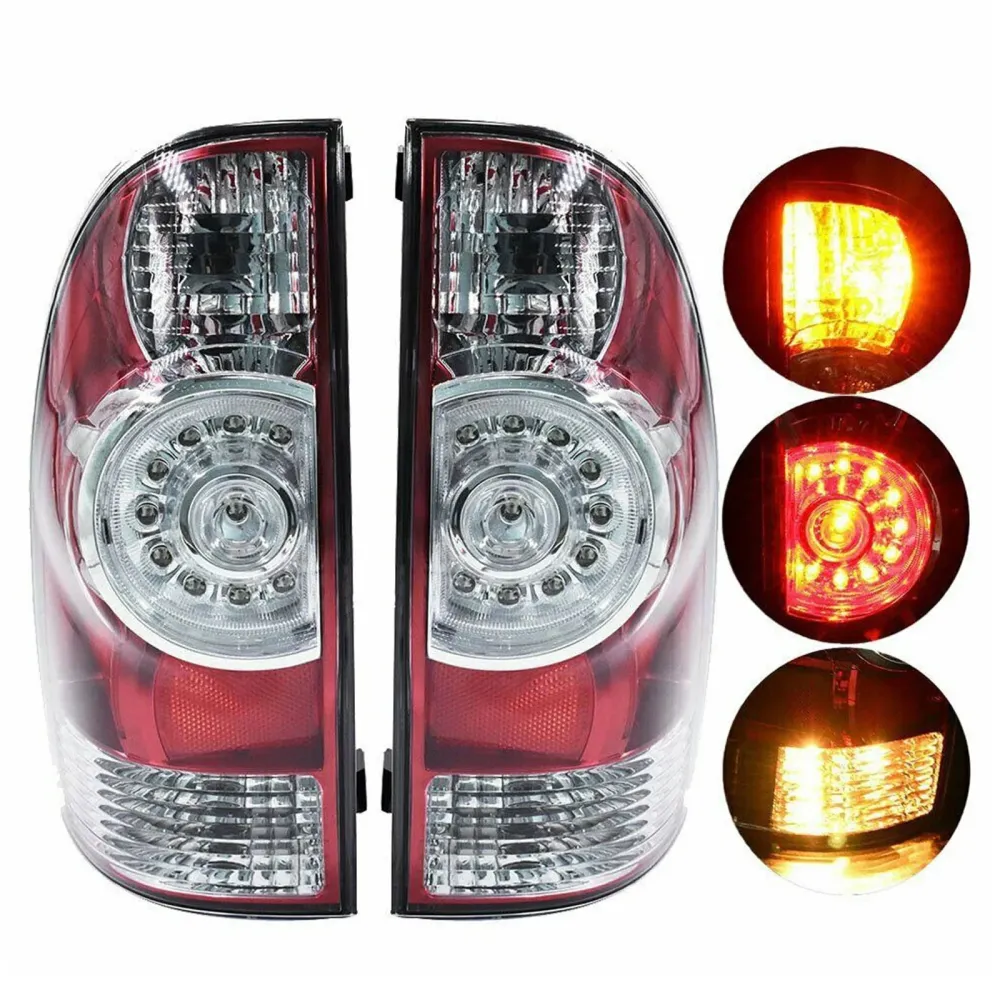 2005-2010 Toyota Tacoma Pre Runner Standard Cab Pickup 2-Door LED Tail Lights Brake Lamp 8156004150 8155004160