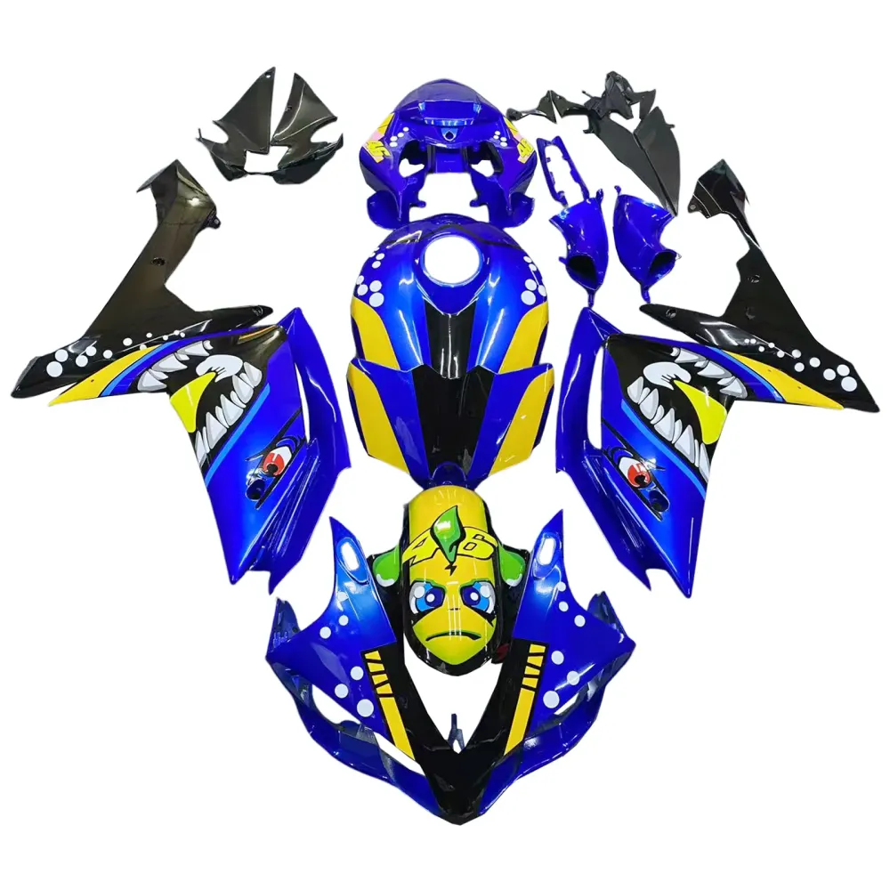 2007-2008 Yamaha YZF 1000 R1 Fairing Kit Bodywork Plastic ABS