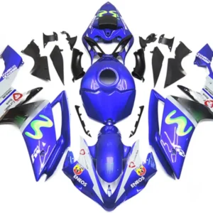 2007-2008 Yamaha YZF 1000 R1 Injection Fairing Kit Bodywork Plastic ABS #127