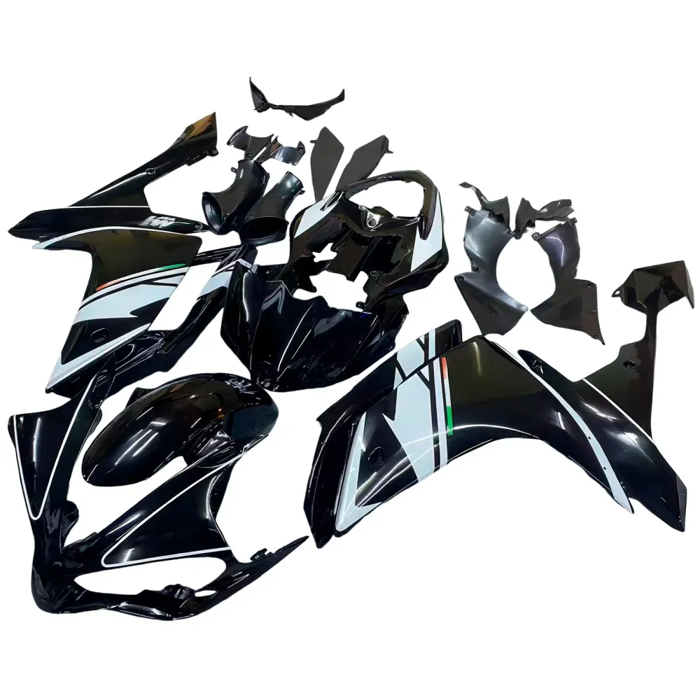 2007-2008 Yamaha YZF-R1 Black Fiat Racing Fairings Generic