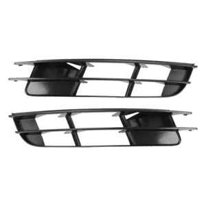 2007-2009 Audi Q7 1 Pair Front Bumper Fog Light Grill Cover Bezel 4L0807681
