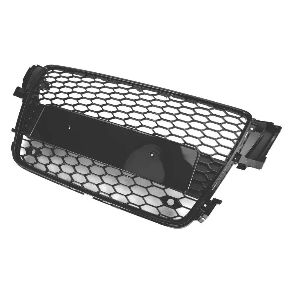2008 2009 2011 2012 Audi A5 S5 B8 RS5 Style Hood Henycomb Sport Mesh Grill Grille