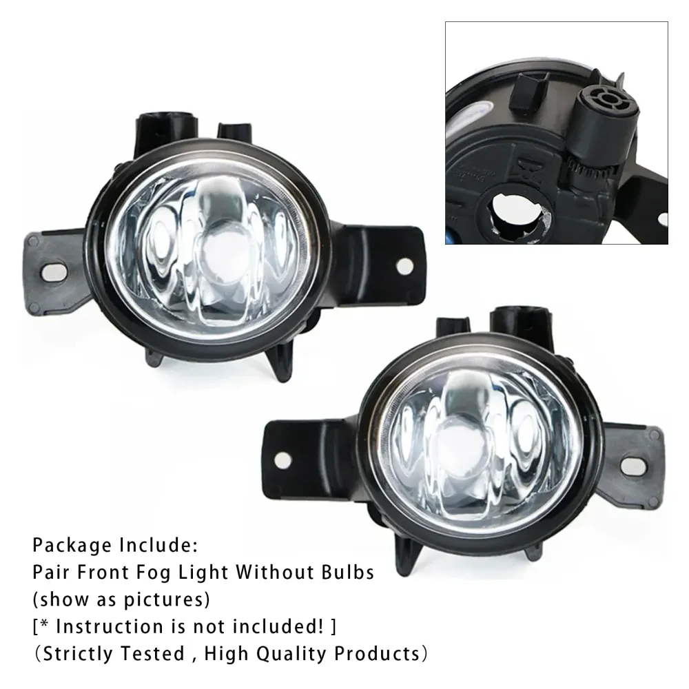 2008-2011 BMW X6 E71 E72 PAR FARG LYSLAMPER UTEN PULBER 63177187631