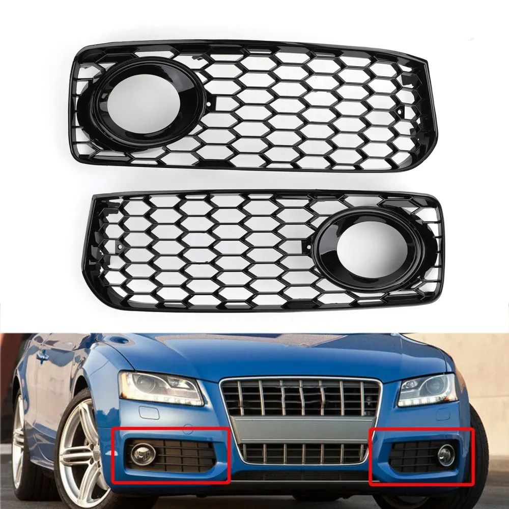 2008-2012 Audi S5 B8 RS5 Tog Light Grill Grille med trim generisk