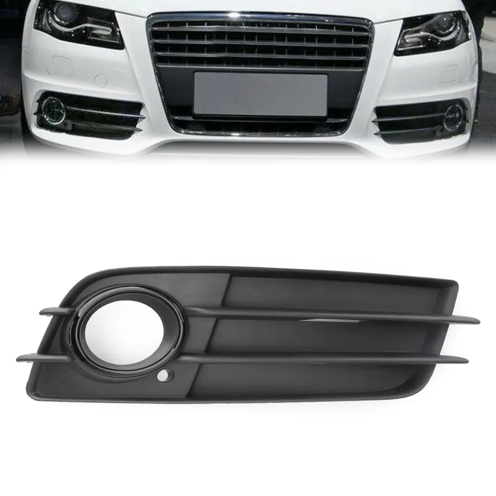 2008-2012 Audi A4 S-Line S4 Høyre støtfanger Svart tåke Lysgitterdeksel 8K0807682C generisk