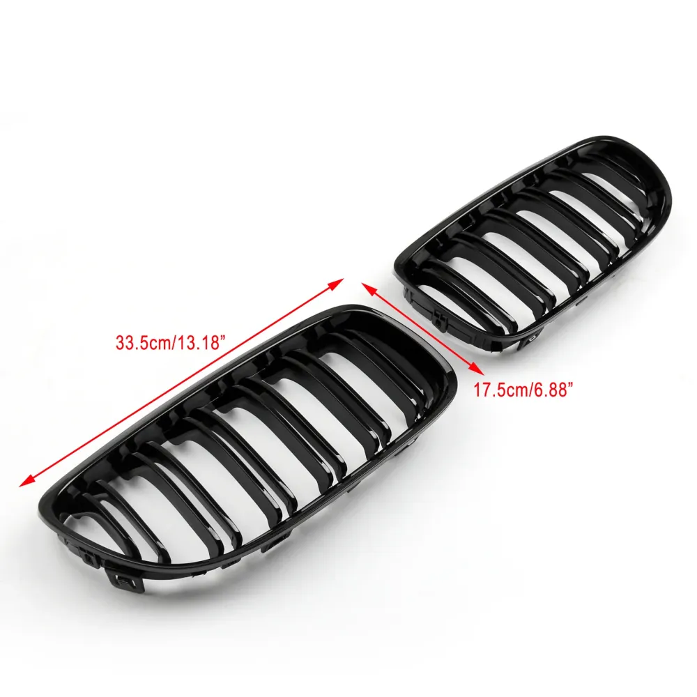 2008-2012 BMW E90/E91 LCI 3-serie Front nyregrill grilles dobbelt rib generisk