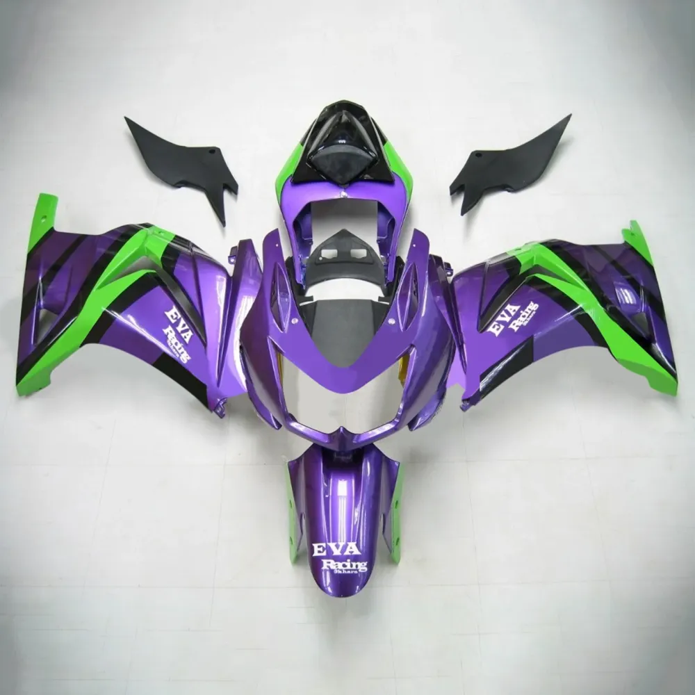 2008-2012 Kawasaki Ex250/Ninja250 Injeksjon Fairing Kit karosseri plast abs ABS