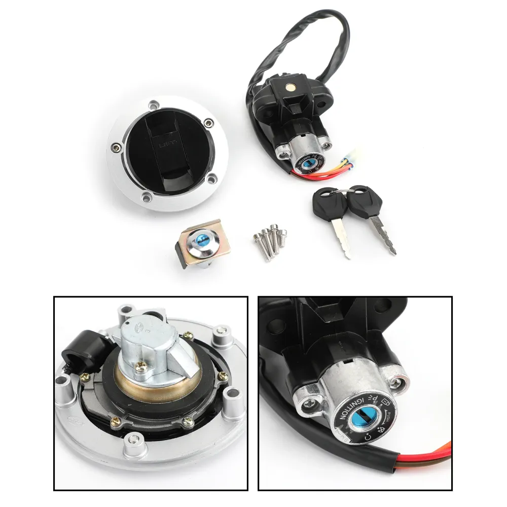 2008-2012 Suzuki SV650 Ignition Switch Fuel Gas Cap Lock Keys 37000-16820 37000-16840