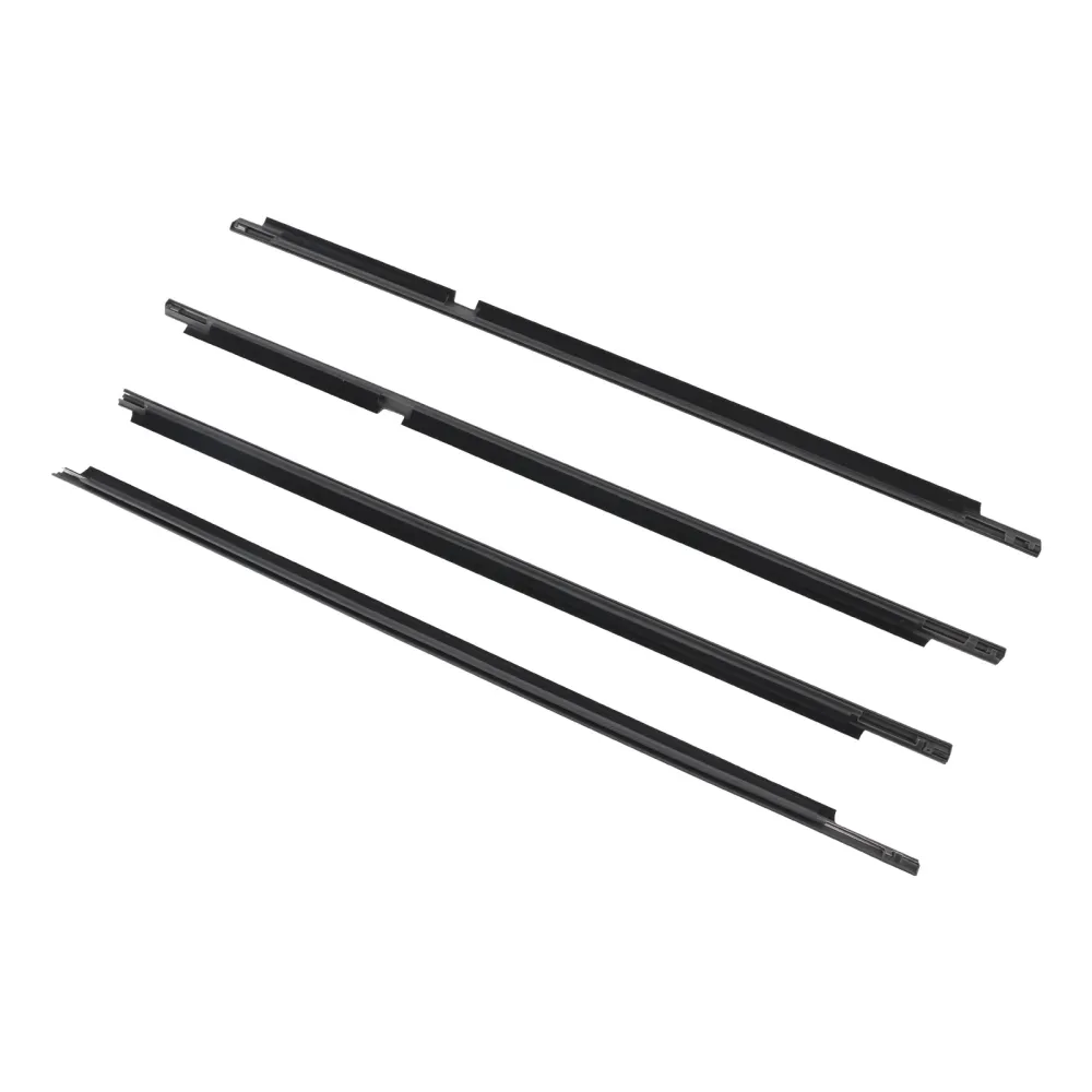2008-2015 Toyota Land Cruiser LC 200 4PCS Dørglassbelte Ytre støping Weatherstrip