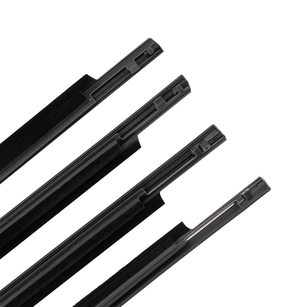2008-2015 Toyota Land Cruiser LC 200 4PCS Dørglassbelte Ytre støping Weatherstrip