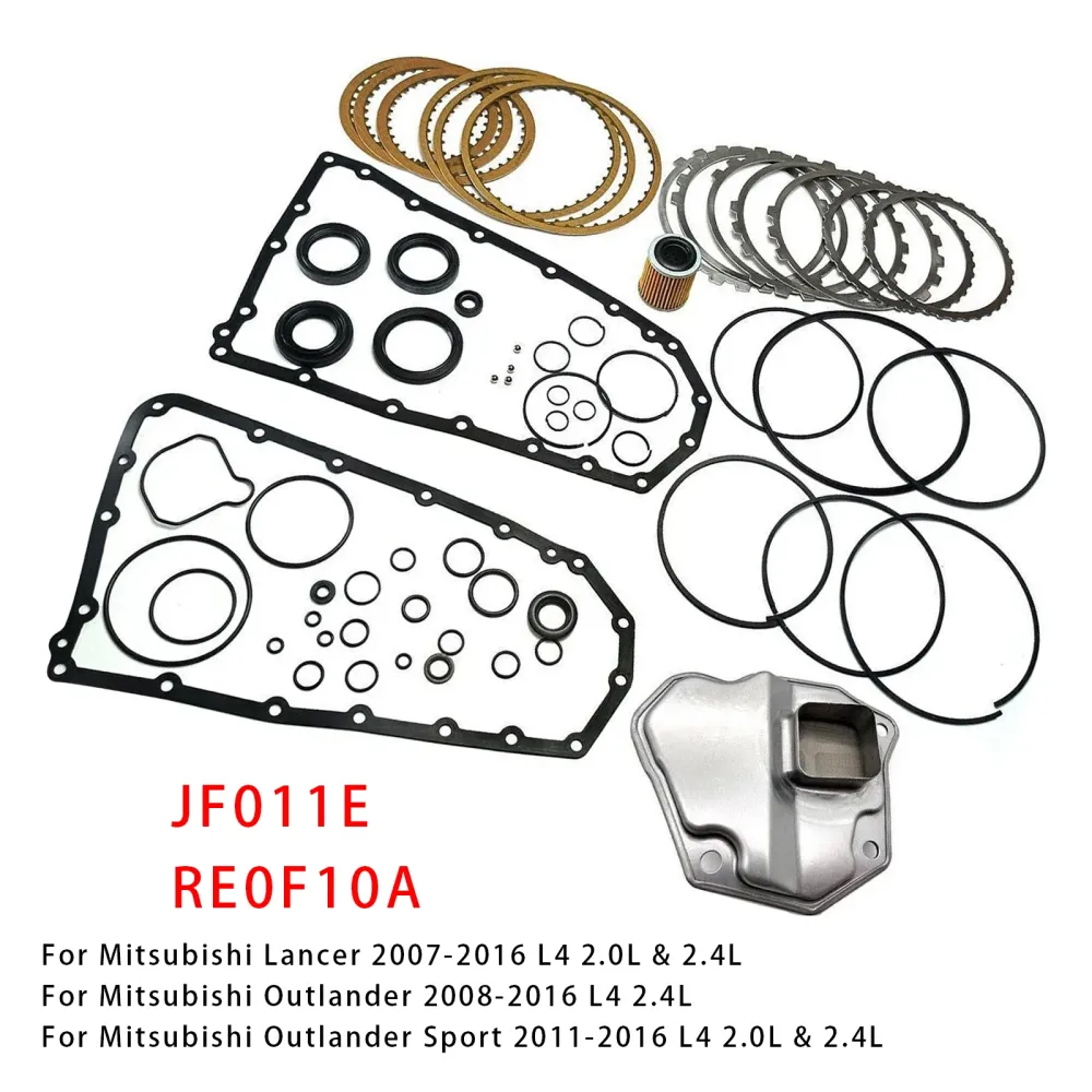 2008-2016 Mitsubishi Outlander L4 2.4L CVT Auto Transmission Master Rebuild Kit RE0F10A JF011E 5191890AA