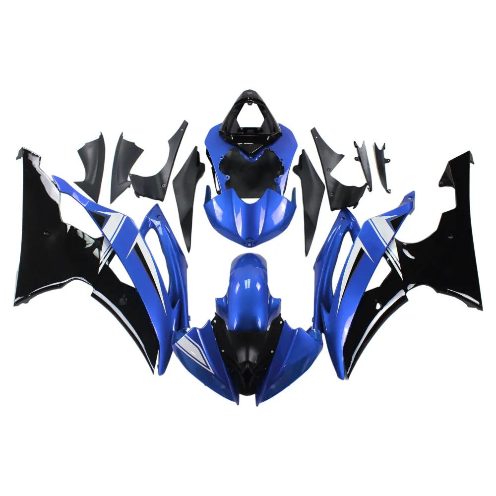 2008-2016 Yamaha YZF 600 R6 Amotopart Injection Fairing Kit Bodywork Plast Abs #113