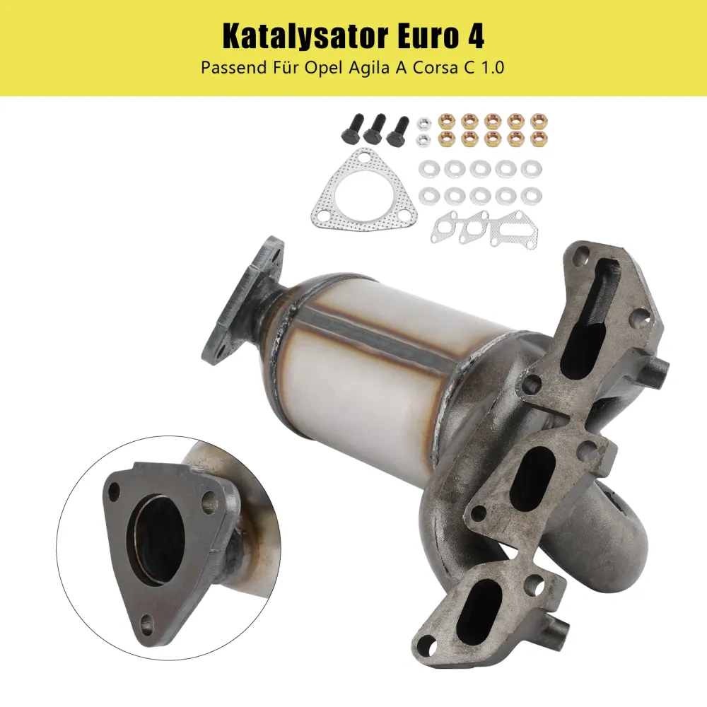 2009/12-2014/08 Opel Corsa D S07 1.0 998 CCM, 48 KW, 65 PS Front Catalytic Converter 849415 R1620089