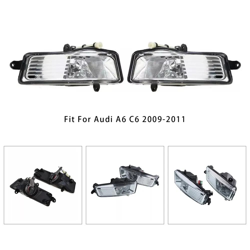 2009-2011 Audi A6 C6 Pair Front støtfanger kjører tåke Lyslamper 4F0941699A