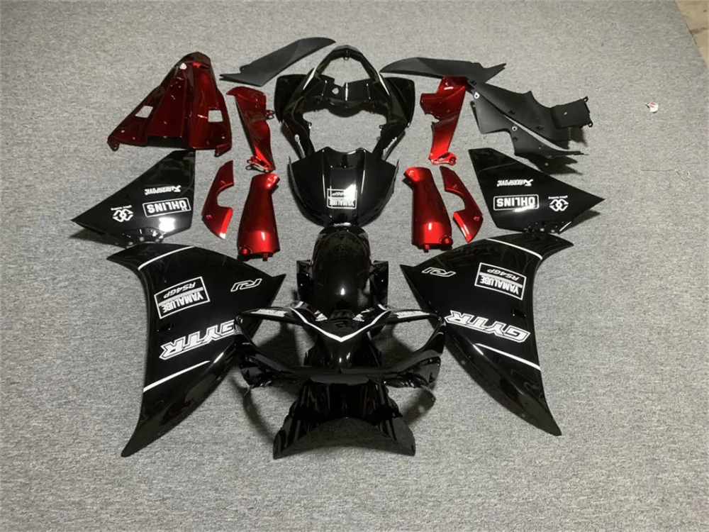 2009-2011 Yamaha YZF 1000 R1 Injeksjon Fairing Kit Bodywork Plastic ABS #156