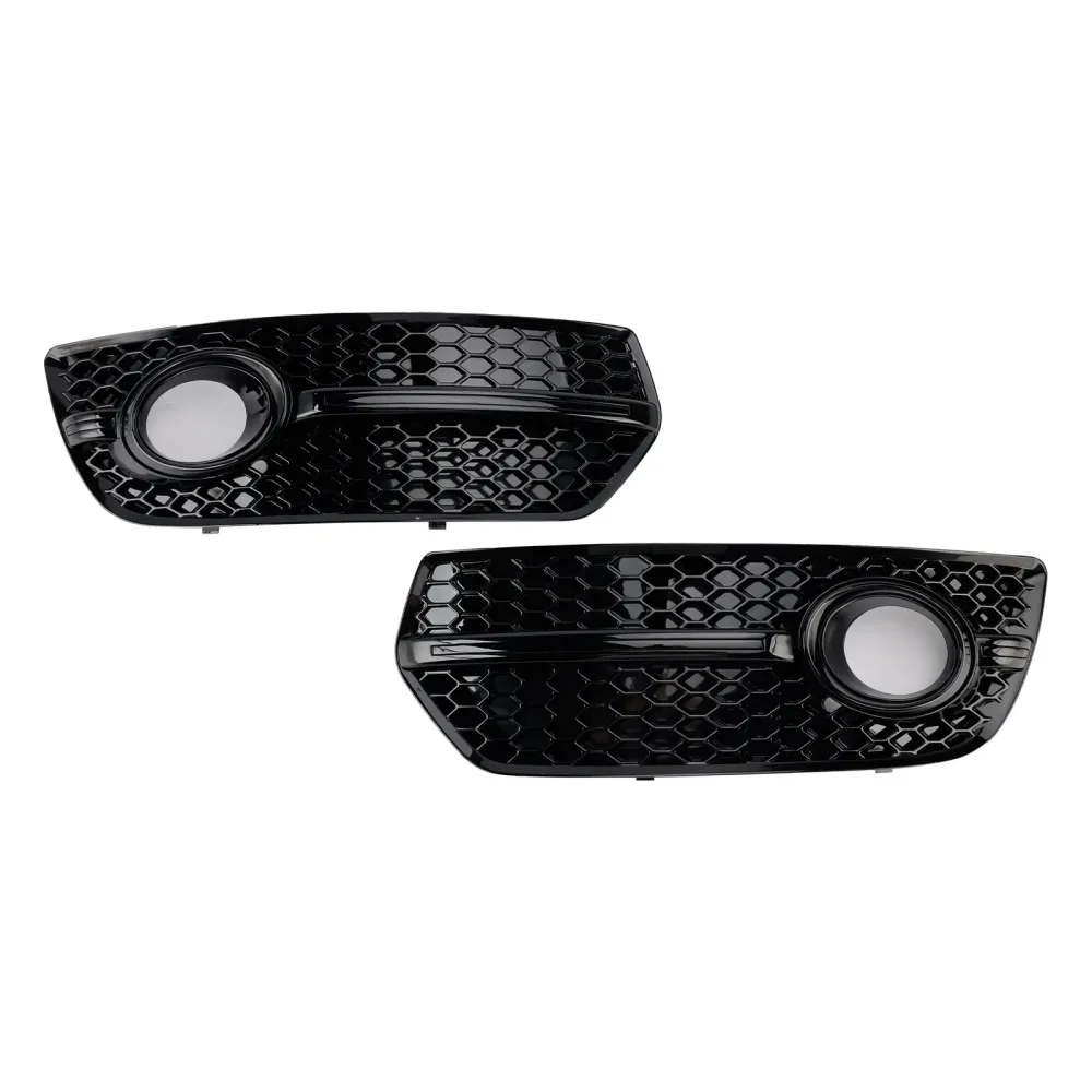 2009-2012 Audi Q5 2PCS Front Bumper Grill Fog Light Lamp Covers