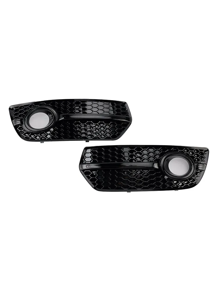 2009-2012 Audi Q5 2PCS Front Bumper Grill Fog Light Lamp Covers