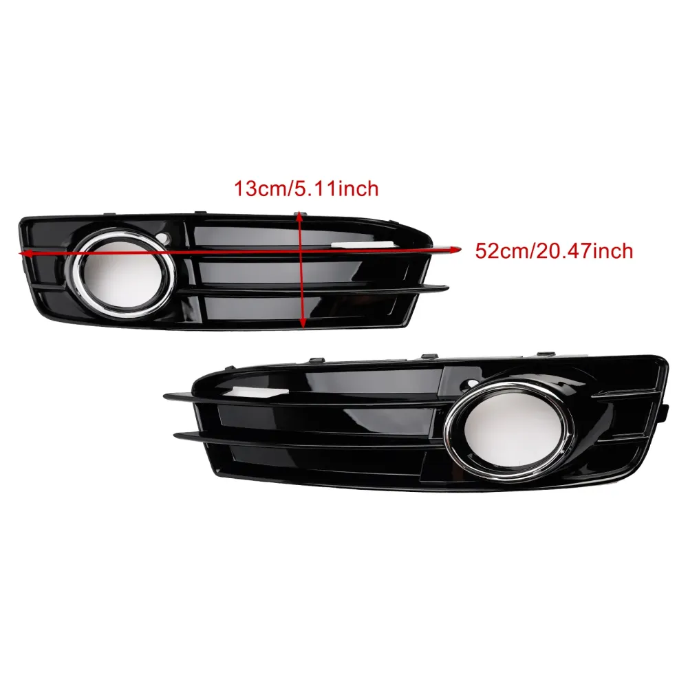 2009-2012 Audi A3 S-Line S3 Front Nedre støtfangergitter tåkelysdeksel 8p0807682 8p0807681