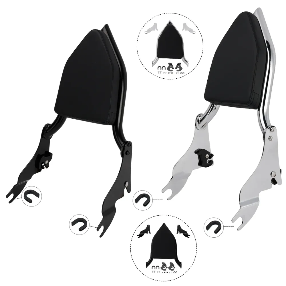 2009-2013 CVO Electra Glide Ultra Classic Flhtcuse Passenger Sissy Bar-ryggstøtte