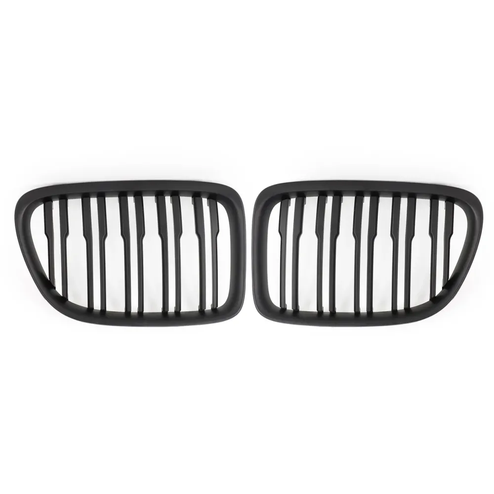 2009-2014 BMW X1 E84 Dual Slats Front Hood Kidney Grill Grill Matt Black/Gloss Black 51112993305 51112993306 51112993307 5...
