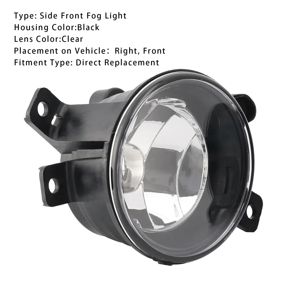 2009-2015 BMW X1 E84 1 PCS Front høyre tåkelys uten pære 63172993526