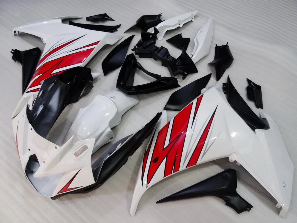 2009-2015 Yamaha FZ6R Amotopart Injeksjon Fairing Kit Bodywork Plastic ABS #108