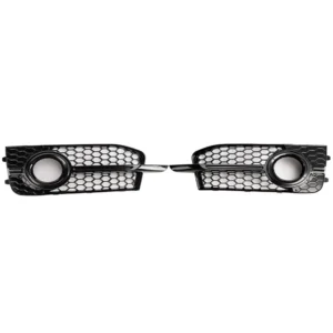2011-2014 Audi A1 8X S-Line 2PCS Front Bumper Fog Light Cover Grille Grill 8x0807682B 8x0807681b