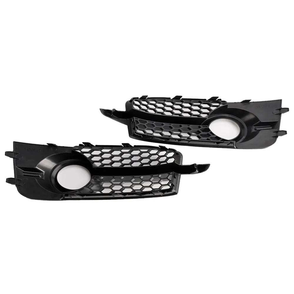 2011-2014 Audi A1 8X S-Line 2PCS Front Bumper Fog Light Cover Grille Grill 8x0807682B 8x0807681b