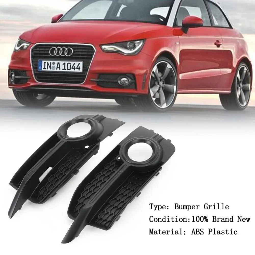 2011-2014 Audi A1 8X S-Line front støtfanger tåkelysdeksel 2pcs