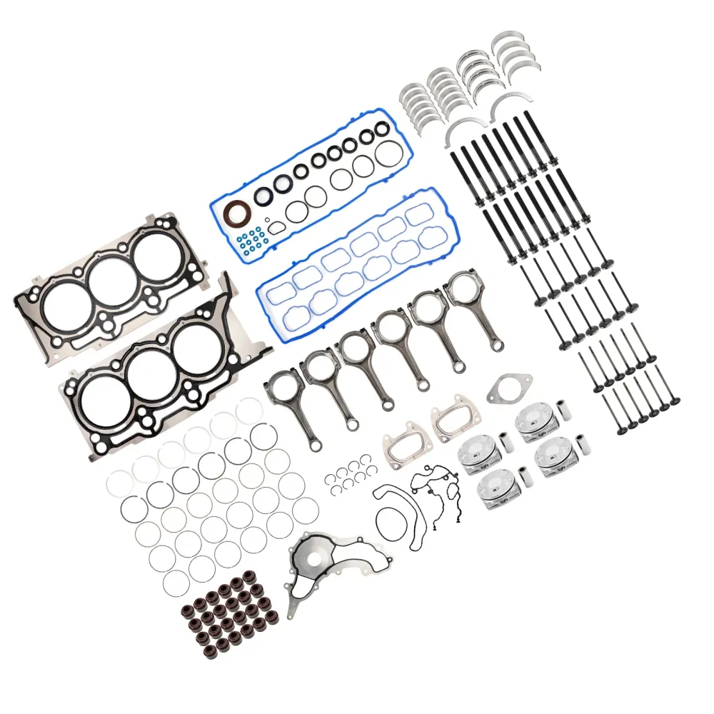 2011-2015 Dodge Durango 3.6L 3604cc 220cid V6 Flex DOHC 3.6L Motor Rebuild Overhaling Kit 5184088AF H1517CPA