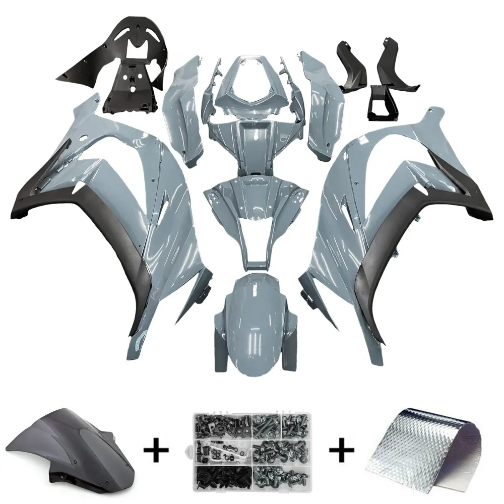 2011-2015 Kawasaki ZX10R Amotopart Injeksjon Fairing Kit Bodywork Plast Abs #110