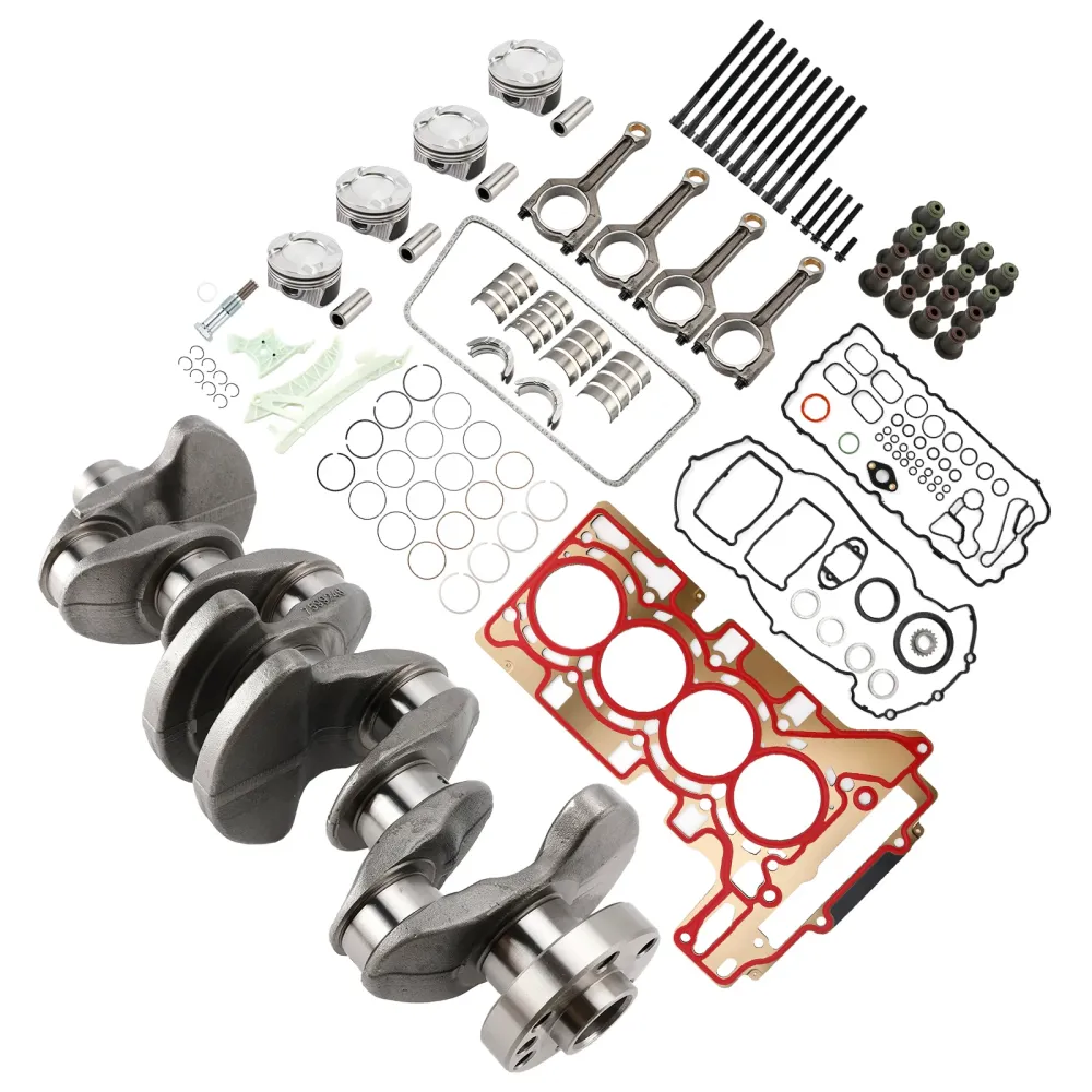 2011-2017 BMW X3 20I/20IX (EUR) F25 N20 Overhaling om ombyggingssett veivaksel/conrods/stempelkit/pakning 11217640165