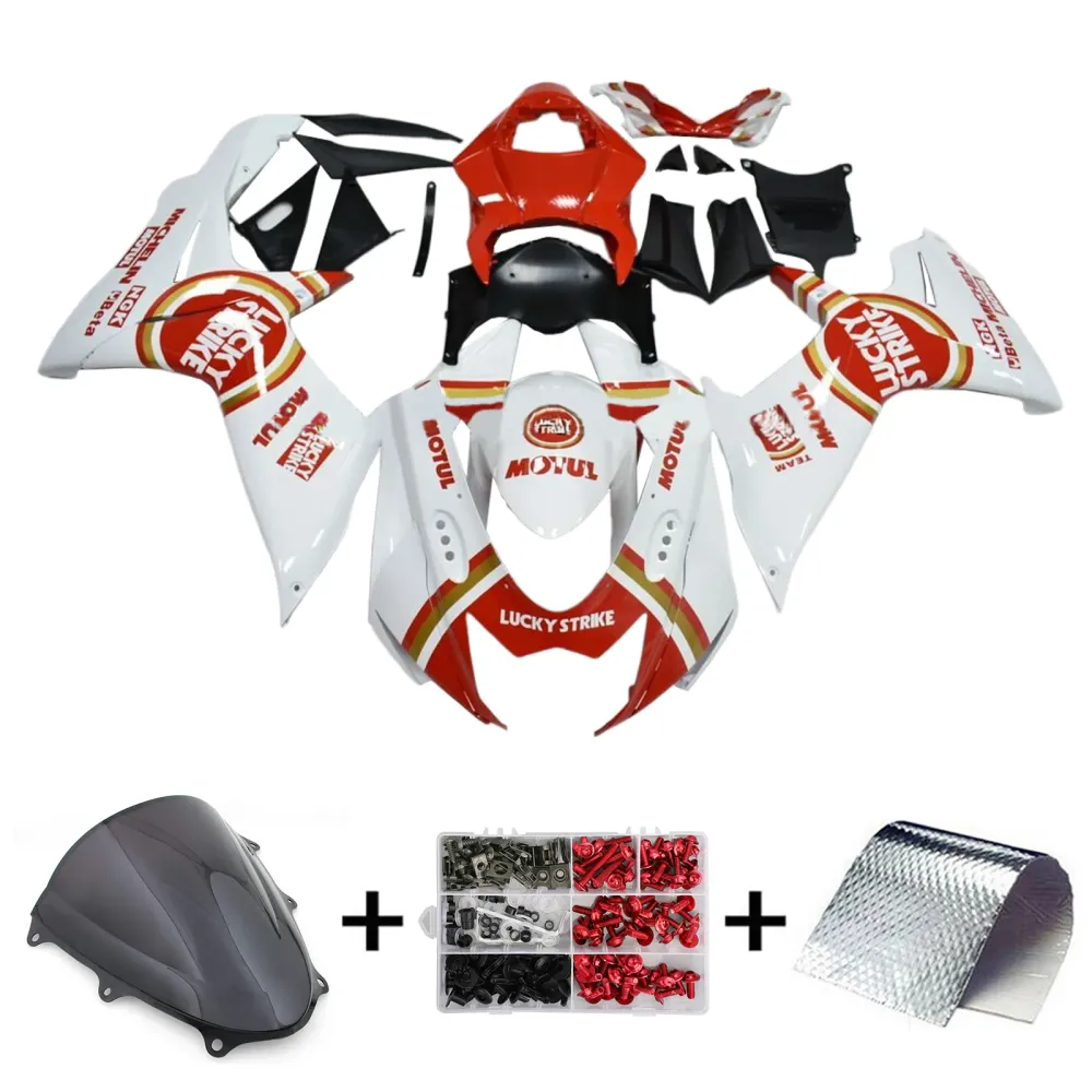 2011-2024 Suzuki GSXR 600/750 K11 Amotopart Injeksjon Fairing Kit karosseri plast ABS #101