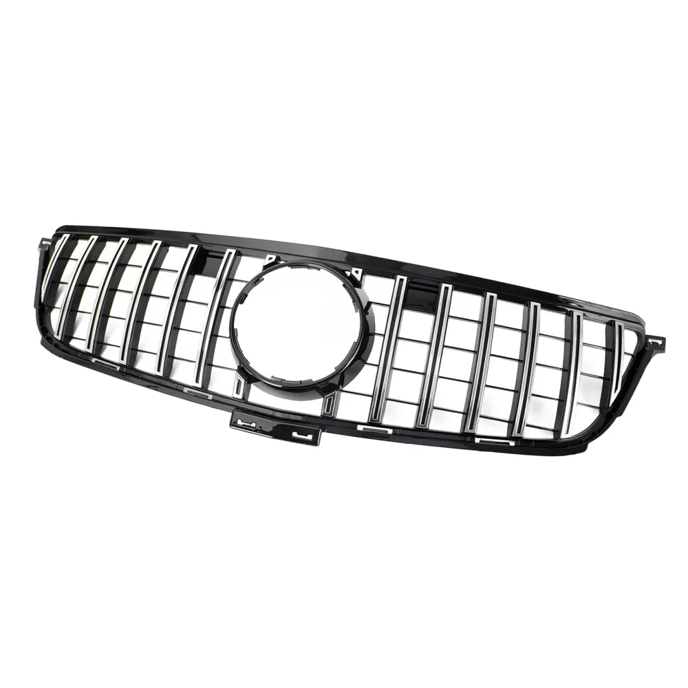 2012 2013 2014 2015 Mercedes-Benz W166 ML350 400 550 GTR-stil frontgrill krom svart