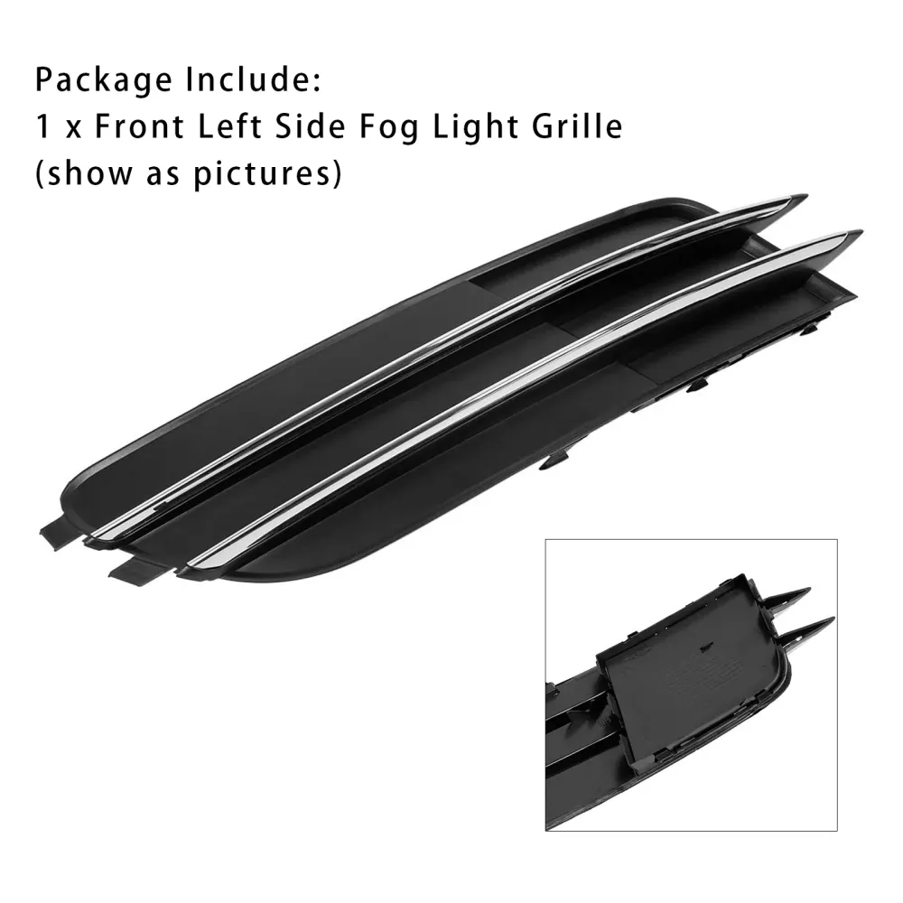 2012-2014 Audi A6 C7 Front venstre side støtfanger Gille tåke lys Grill 4G0807681