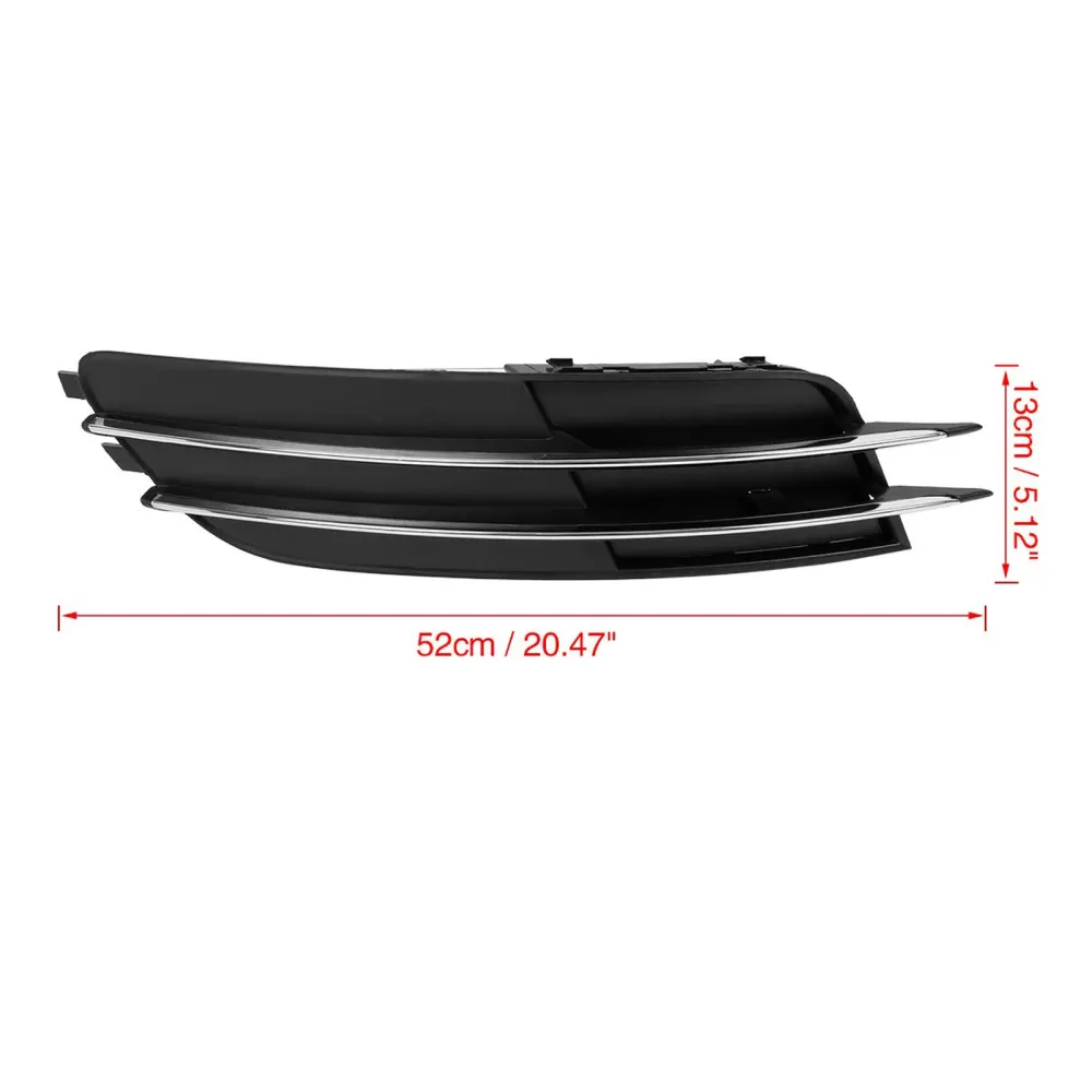 2012-2014 Audi A6 C7 Front venstre side støtfanger Gille tåke lys Grill 4G0807681