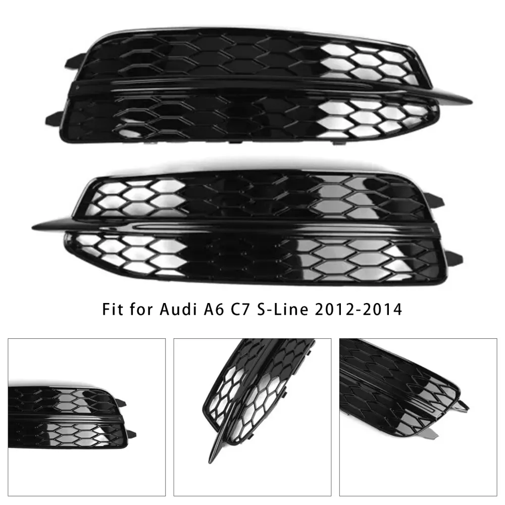 2012-2014 Audi A6 C7 S-Line 2x bil foran støtfanger tåkelys griller
