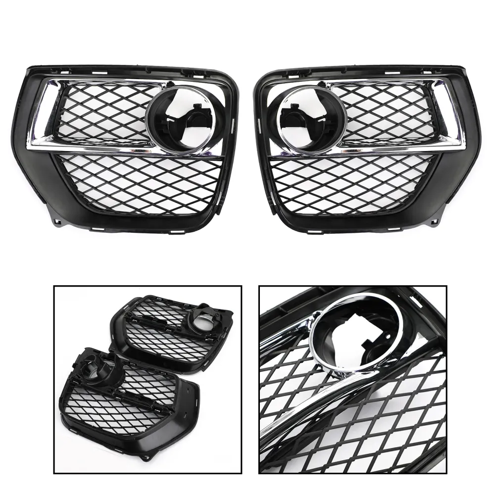 2012-2014 BMW X6 E71 2x Støtfanger foran lukket gitter tåkelysgrill venstre & Høyre 51117312605 51117312606 Generisk