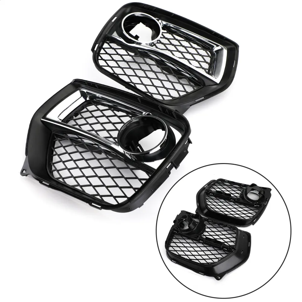 2012-2014 BMW X6 E71 2x Støtfanger foran lukket gitter tåkelysgrill venstre & Høyre 51117312605 51117312606 Generisk